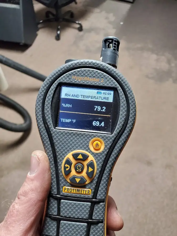 Moisture meter humidity assessment for Mold Remediation & Removal in Bainbridge Island