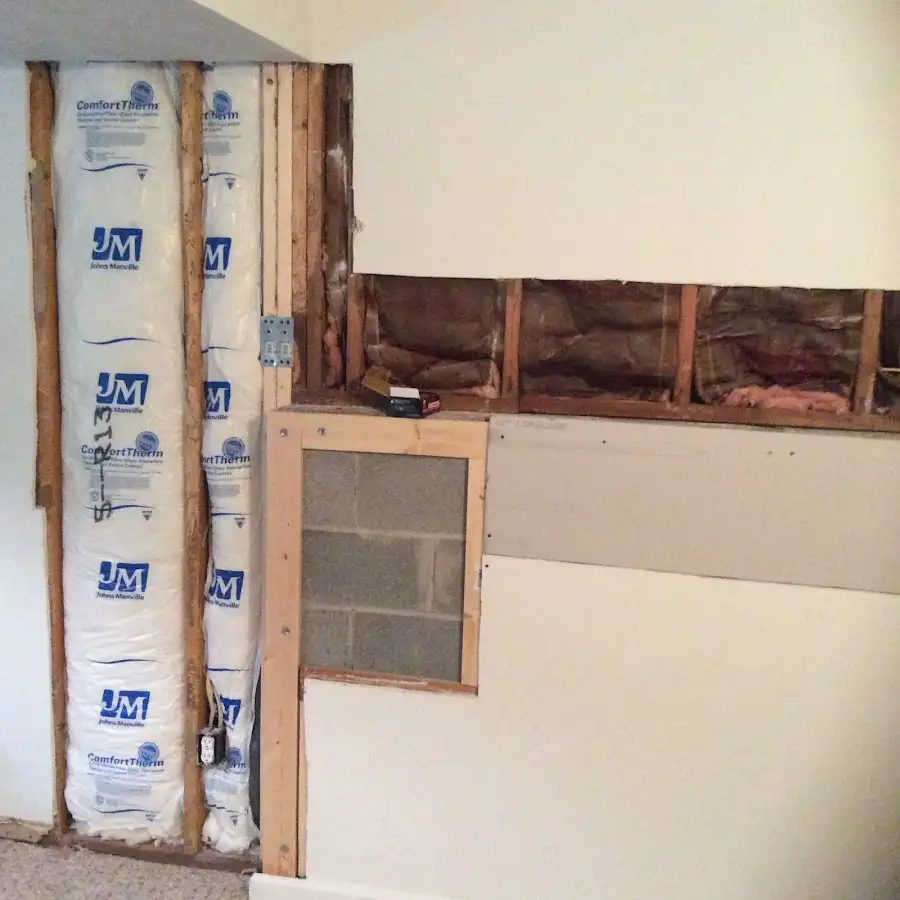 Wall insulation replacement during Structural Drying in Bainbridge Island